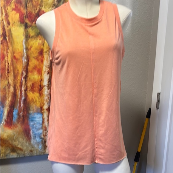 Mud Pie Coral Sleeveless Tank Top - Picture 13 of 13